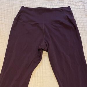 American Giant Deep Purple Power Leggings